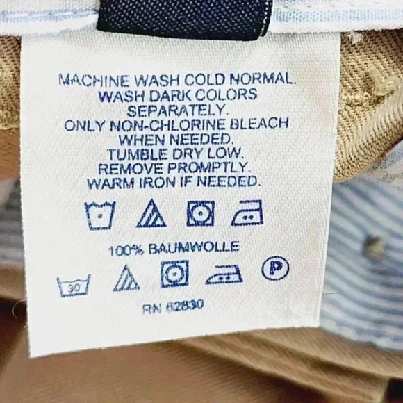 Lands' End Chino Women's‎ Cropped Pants Size 6 Beige 9476 - Picture 6 of 8